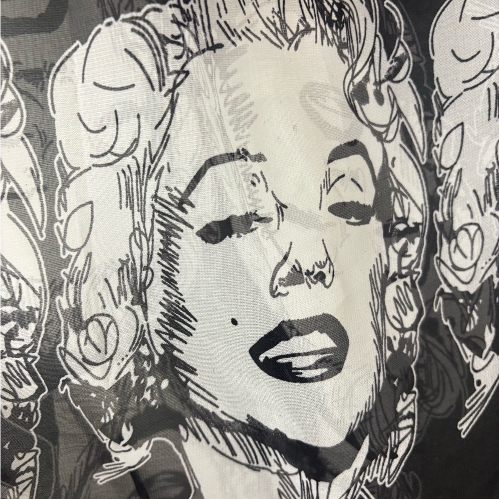 Marilyn Monroe Monochrome Art Print